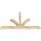 Ekena Millwork Richland Rough Sawn Timber Gable Bracket, Douglas Fir, 72"W x 42"H x 4"D x 4"F, 14/12 Pitch GBW072X42X0404RIC00RDF - alternate 3